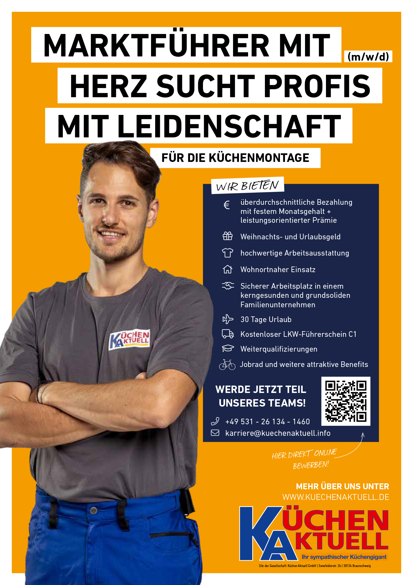 Wir suchen neue Monteure